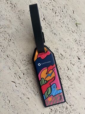 Never Used New Colorful Luggage Tag